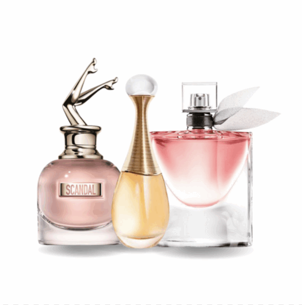 Set 3 Perfumes 212 VIP Rosé, La Vie est Belle y Jadore 100ml