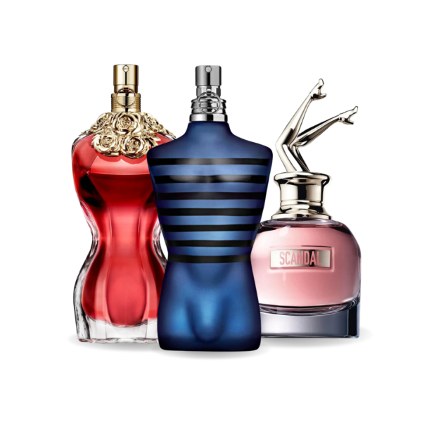 Set de 3 perfumes La Belle, Ultra Male, Gaultier Scandal 100ml
