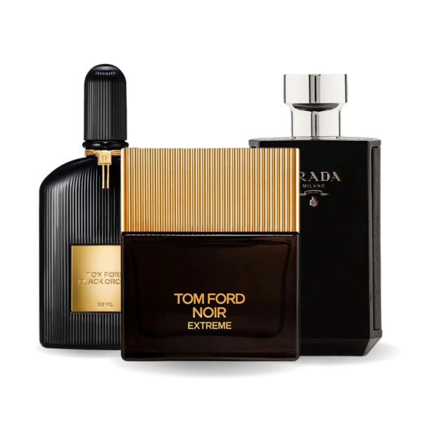 Set de 3 perfumes Black Orchid Noir Extreme, Prada Intense 100ml