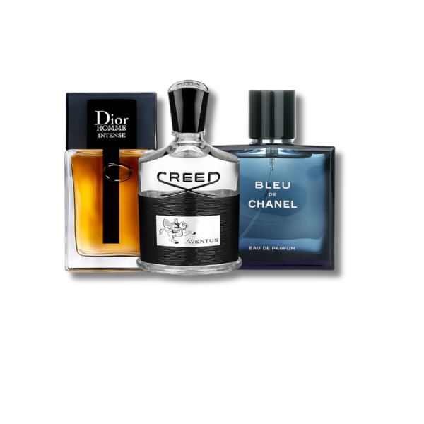 Set 3 perfumes Dior homme intense, Creed Aventus e Bleu de Chanel 100ml